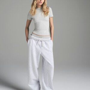 SKIMS COTTON FLEECE CLASSIC STRAIGHT LEG PANT